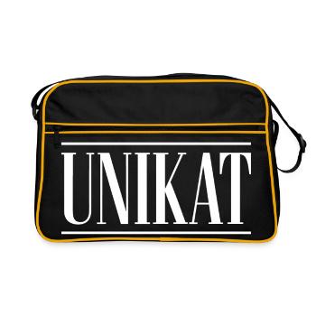 Unique Unique Individual Self-Worth Unique - Retro Bag - black/gold - Front
