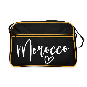 Cœur du Maroc Amour des Femmes au Maroc - Sac Retro - noir/or - Devant