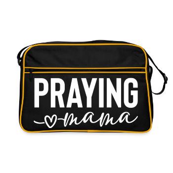 Praying Mama - Retro Tasche - Schwarz/Gold - Vorne