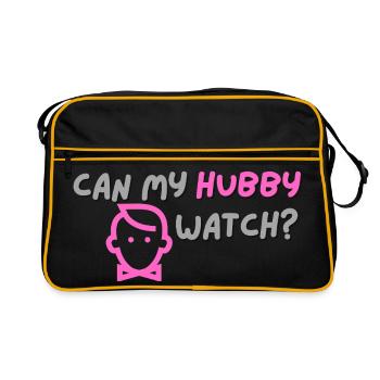 Mon mari peut-il regarder ? - Sac Retro - noir/or - Devant