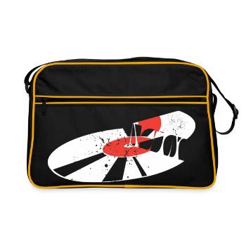 Vinyle - Sac Retro - noir/or - Devant