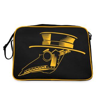 Steampunk 01 Doctor Voodoo Halloween Retro Mask - Retro Bag - black/gold - Back