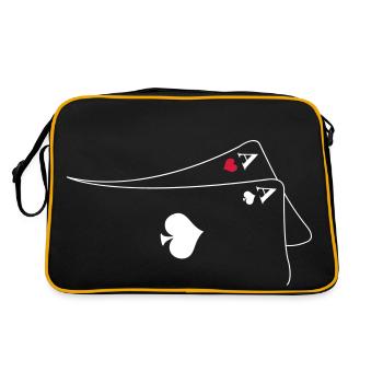 Pocket Aces - Sac Retro - noir/or - Dos