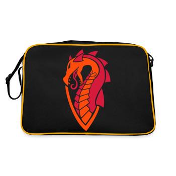Dragon (manteau des bras) 02 - Sac Retro - noir/or - Dos