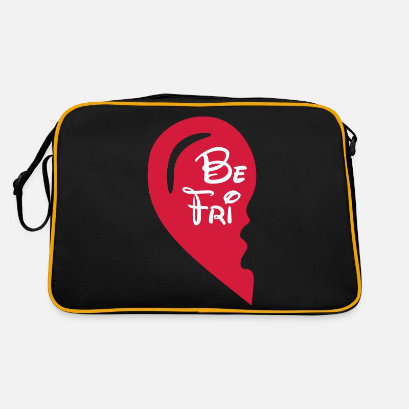 best_friends_left_mickey - Sac Retro - noir/or