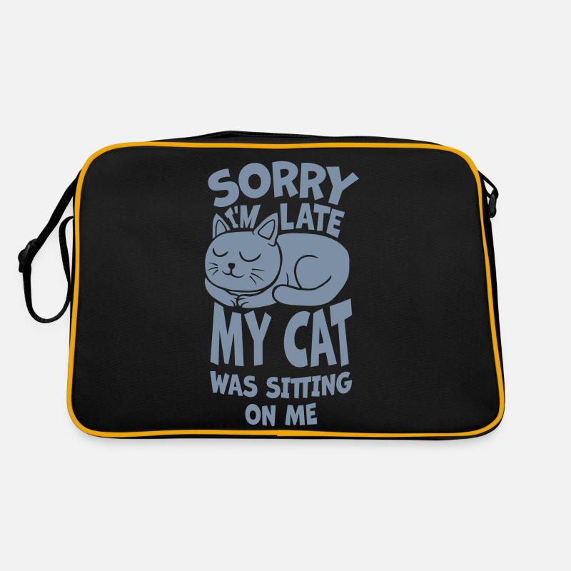 désolé chat était assis Sac Retro