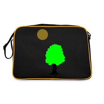 tree - Retro Bag - black/gold - Back