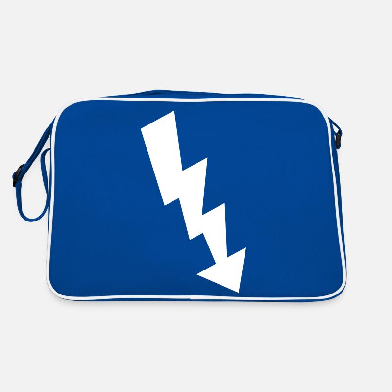blitz symbol Retro Tasche