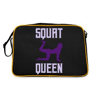 Squat Queen - Retro Bag - black/gold - Back