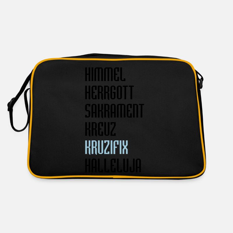 Bayrisch Fluchen Retro Tasche