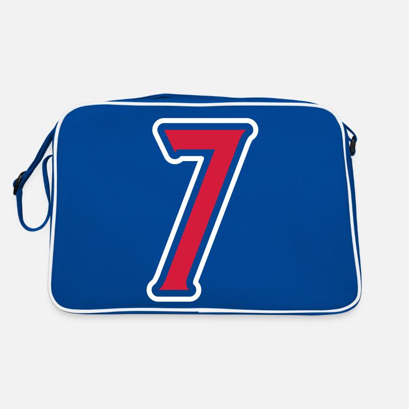 7 Number symbol Retro Bag