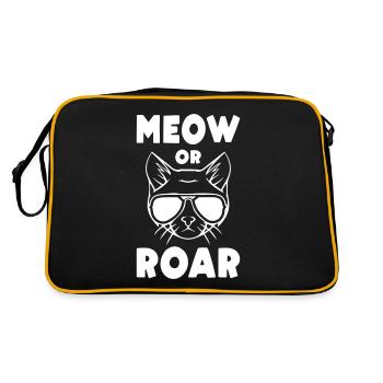 Miaulement ou rugissement - Sac Retro - noir/or - Dos