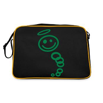 Gluehwuermchen - Sac Retro - noir/or - Dos