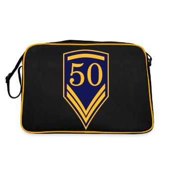 50 - Sac Retro - noir/or - Dos
