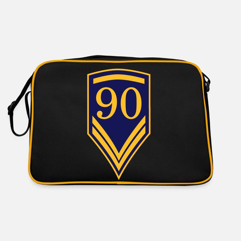 90 Geburtstag Retro Tasche