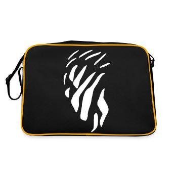 Vector Minimal Pattern - Retro Bag - black/gold - Back