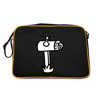 Boîte aux lettres mailbox Boites aux lettres - Sac Retro - noir/or - Dos