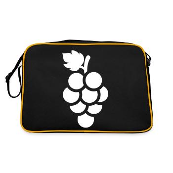 raisins - Sac Retro - noir/or - Dos