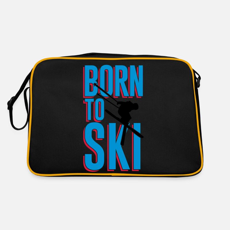 Né à ski Sac Retro