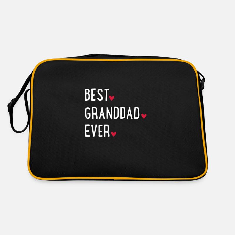 Opa - Retro Tasche - Schwarz/Gold