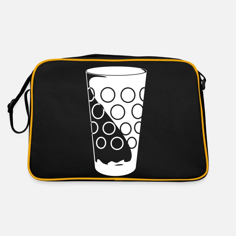 Dubbeglas Retro Tasche