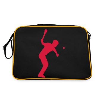 pelote basque 26042 - Sac Retro - noir/or - Dos