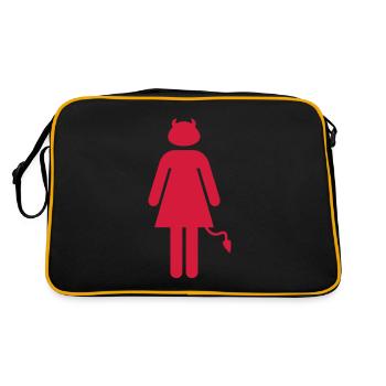 Démon - Sac Retro - noir/or - Dos