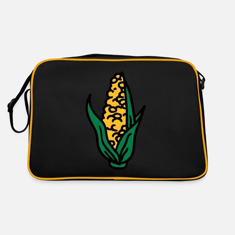 Corn Mais Maiskolben corncob Retro Tasche