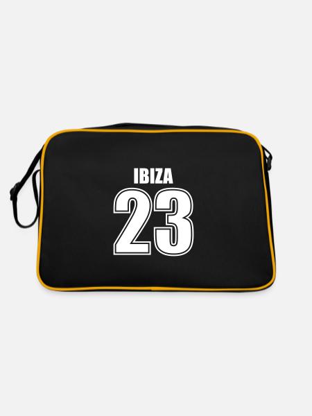 Ibiza 23 - Retro Bag - black/gold - Back