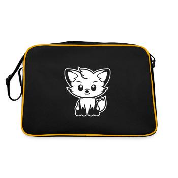 Fox Comic - Retro Bag - black/gold - Back