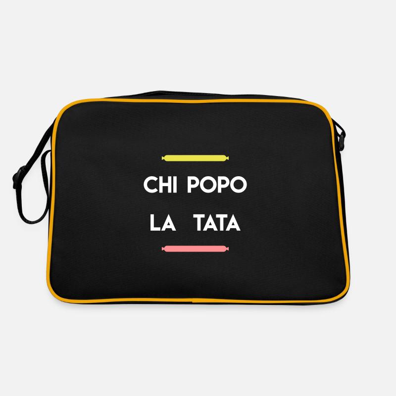 Chipolata tata - Sac Retro - noir/or