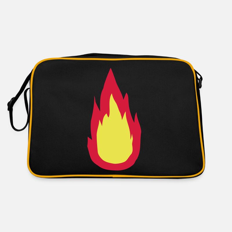 Feuer Retro Tasche