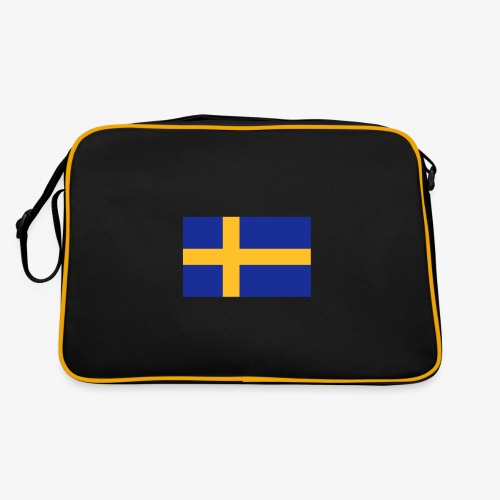 Svenska flaggan - Swedish Flag - Retroväska