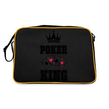 Roi du poker - Sac Retro - noir/or - Dos