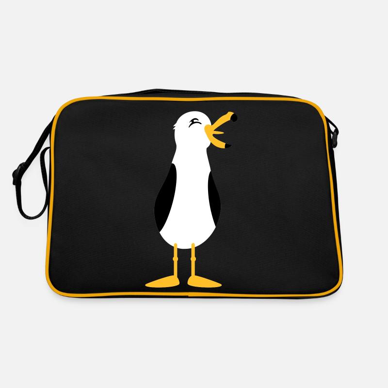 Möwe / seagull (3c) Retro Tasche