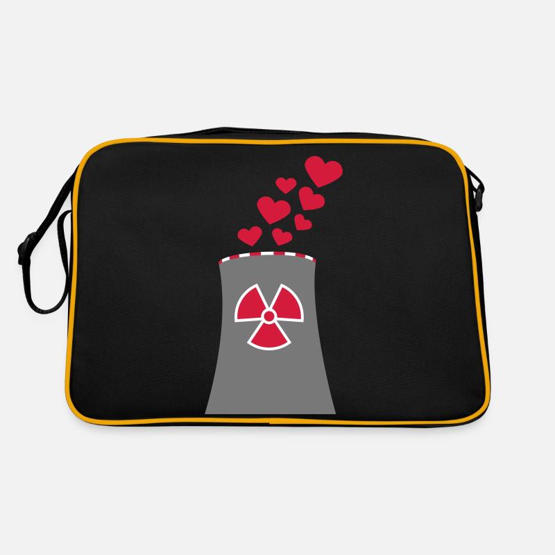 Nuclear Power Love - Sac Retro - noir/or