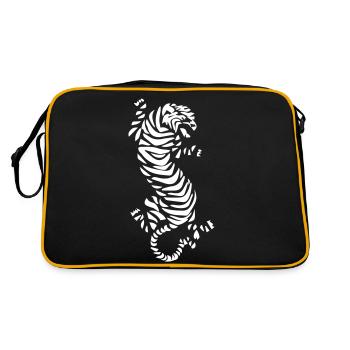 tigre - Sac Retro - noir/or - Dos