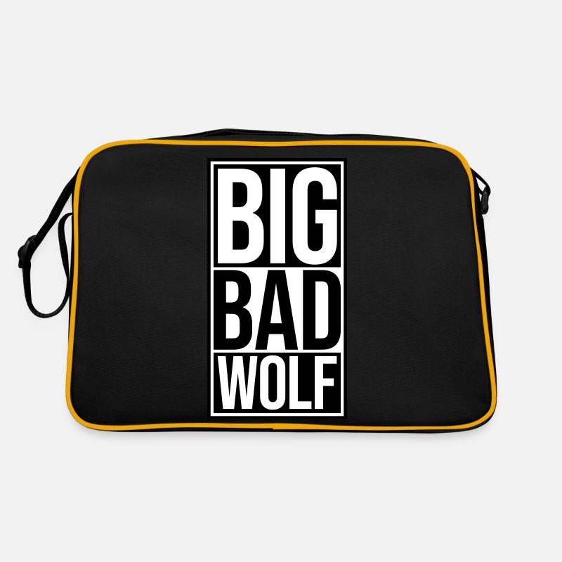 big bad wolf quote Retro Bag