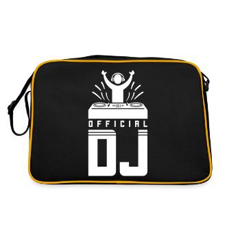DJ Spruch Turntables - Retro Bag - black/gold - Back