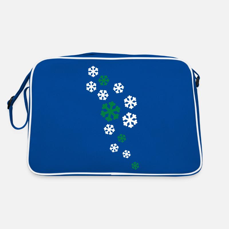 schnee Retro Tasche