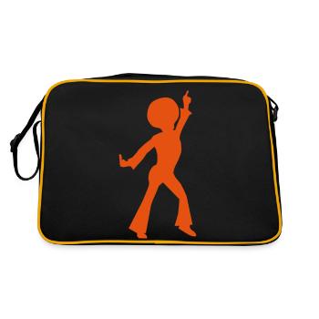 Funk you - Sac Retro - noir/or - Dos