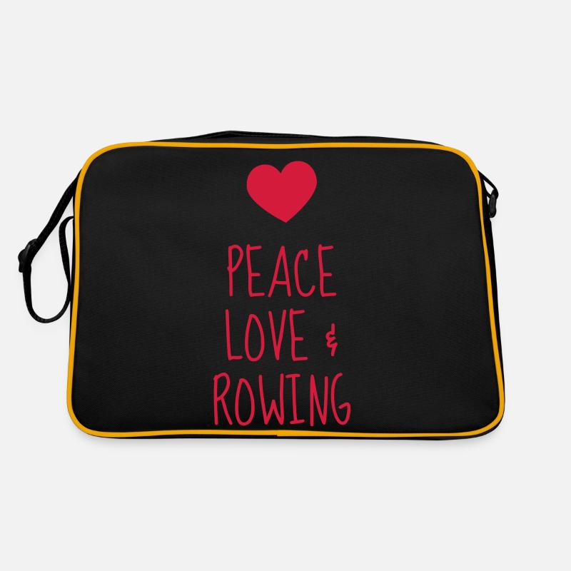 Rowing - Rudern - Aviron - Rower - Coxswain Retro Bag