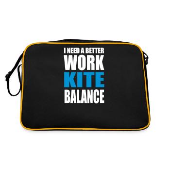 kite - Retro Bag - black/gold - Back