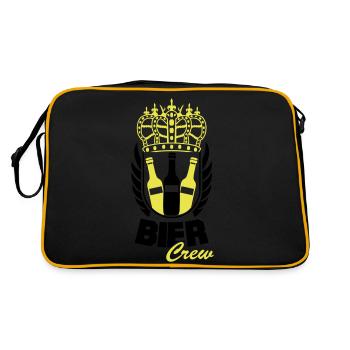 Équipage de la bière - Sac Retro - noir/or - Dos