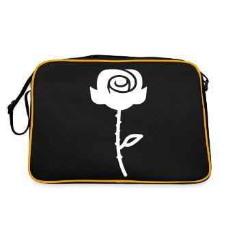 Rose Symbol - Retro Bag - black/gold - Back