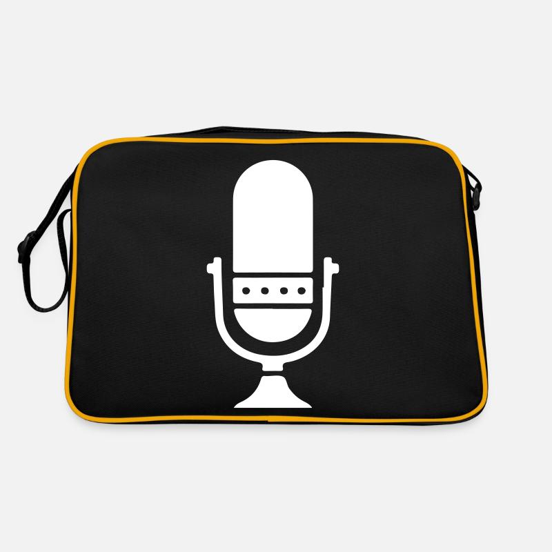 Mikrofon Podcast Retro Tasche