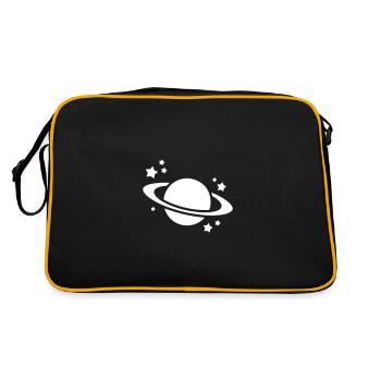 Saturn Icon icon - Retro Bag - black/gold - Back