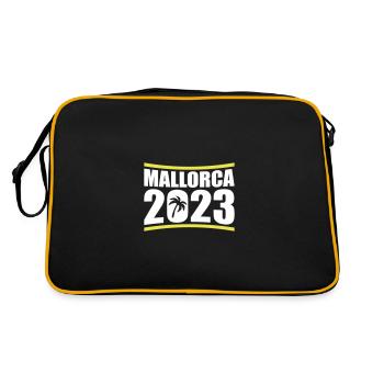 Mallorca 2023 - Retro Tasche - Schwarz/Gold - Hinten