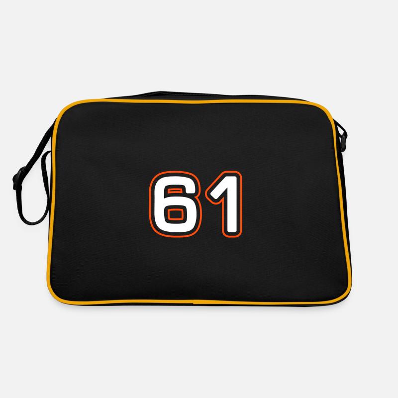 Symbole numérique 61 Sac Retro