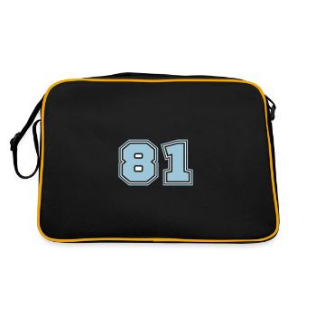 81 Number number - Retro Bag - black/gold - Back